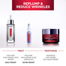 L'Oreal Paris Hyaluronic Acid Serum For Face with Vitamin C and Triple Power Face Moisturizer Revitalift Anti-Aging Skin Care Regimen Kit, Paraben and Fragrance Free, 2 count L'Oreal Paris