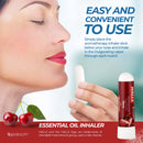 Sparoom HALLS® Essential Oil Cherry Aromatherapy Inhaler – Made with Menthol and 100% Pure Essential Oils – Pack of 2 SpaRoom