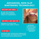 Zimba Teeth Whitening Strips - Zimba Whitening Strips - Teeth Whitening Formulated for Sensitive Teeth - White Strips Teeth Whitening - Natural, Enamel-Safe Whitening Strips (1 Pack, Peppermint) Zimba