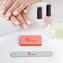 Nail Files and Buffers for Acrylic Nails - Maryton 2-Piece Professional Manicure Kit Sets, Zebra Nail File 100/180 Grit, Slim Buffer 80/100 Grit, 12-Set MARYTON