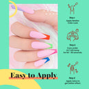 Beetles 12 Pcs Macaroon Gel Nail Polish Kit - Hot Pink Red Neon Green Yellow Gel Polish Set Soak Off LED Nail Lamp Nail Gel Kit Nail Art Salon Manicure Kit Gifts for Women Mom Girlfriend beetles Gel Polish