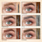EYESEEK 6PCS Liquid Eyebrow Pencils, Light to Dark Brown Waterproof Eyebrow Makeup Kits with Precision Tips Applicator for Women and Girls EYESEEK