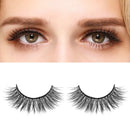 DYSILK 8 Pairs 5D Eyelashes Faux Mink Eyelashes Natural Look False Eyelashes Pack Long Wispy Fluffy Fake Eyelashes Reusable Soft Handmade Eyelashes No Glue DYSILK