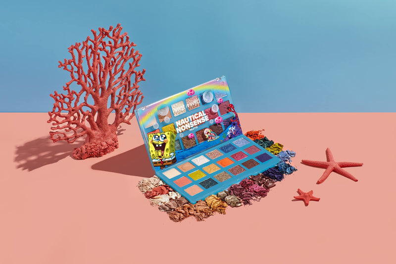Wet n Wild Palette SpongeBob Squarepants Makeup Eyeshadow and Makeup Pigment Set 1114233, Nautical Nonsense, 0.82 Ounce Wet n Wild
