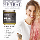 Tattoo Salve, Tattoo Aftercare, Tattoo Balm, Tattoo Healing Ointment, Tattoo Cream, Tattoo Moisturizer, Made in the USA with Organic Ingredients, Plastic Free Tattoo Care, Ora's Amazing Herbal Ora's Amazing Herbal