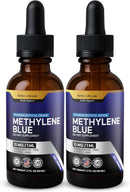 Methylene Blue Pharmaceutical Grade 99.99% with Dropper, USP Grade Quality Drops, No Formaldehyde, Made in USA (1% 50ml Bottle) Infinity Warehouse