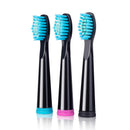 Replacement Heads for Initio Electric Toothbrush, replacement brush heads,3 pack, black,sonicare toothbrush heads Initio