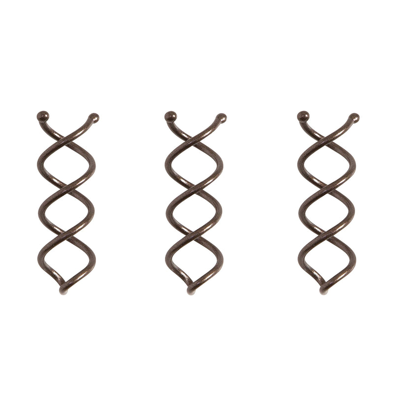 Goody Hair Spin Pin, - Mini Corkscrew Hair Pins for Fast Bun Provides All-Day Hold - Easy and Quick To Use - Pain-Free Hair Accessories for Women, Men, Boys, and Girls, 3 Count (Pack of 1) GOODY