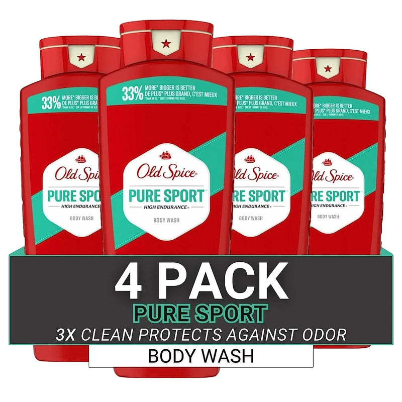 Old Spice Body Wash for Men, 24/7 Shower Fresh with Lasting Scent, Red Collection, Swagger with Cedarwood Scent, 24 fl oz (Pack of 2) Infinity Warehouse