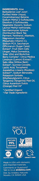 CLEAR SKIN Citrus Kombucha Cleansing Gel Andalou Naturals
