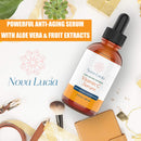 Vitamin C Serum For Face Aloe Vera & Fruit Extracts Acne Spot Treatment Sun Spot Corrector For Face Under Eye Treatment Toner For Face Compare With Under Eye Cream Anti Aging Serum 2 oz Nova Lucia