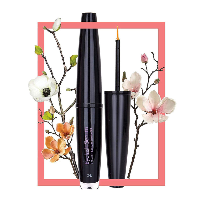 Natural Vine Eyelash and Brow Growth Serum, Irritation Free Formula, Guaranteed Results in 3-4 Weeks for Longer, Thicker, and Fuller Eyelashes Natural Vine