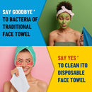 ITO Disposable Face Towel, 240 Count Biodegradable Facial Tissue, Unscented Baby Dry Wipes, Make Up Removing Wipes Ultra Soft Thickening for Sensitive Skin (3 Pack) ITO Store