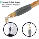 Slick- Loofah with Handle, Loofah Back Scrubber, Back Loofah, Loofah Brush with Long Handle, Loofah on A Stick, Shower Loofah with Handle, Shower Supplies, Loofah Scrubber, Loofah Back Scrubber Slick Solutions