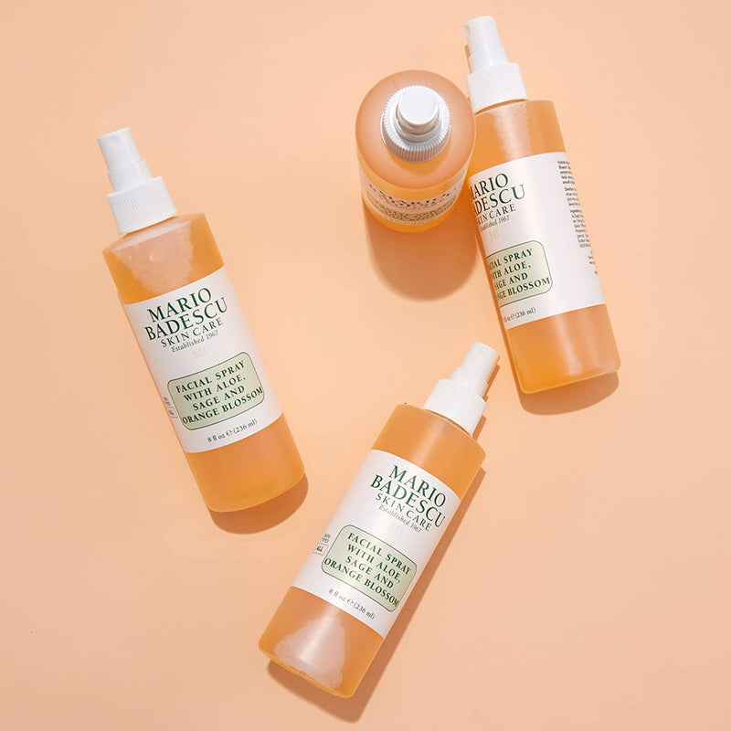 Mario Badescu Facial Spray with Aloe, Sage and Orange Blossom martinandmark.com