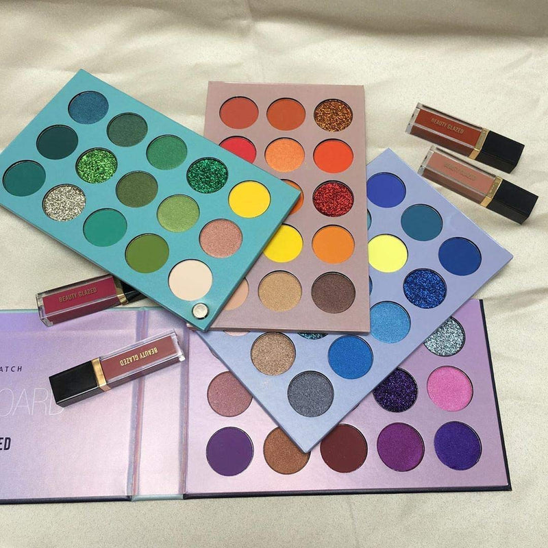 Color Board Eyeshadow Palette Eyes Shadow 60 Color Makeup Palette Highlighters Eye Make Up High Pigmented Professional Eye Shadow Mattes and Shimmers Long Lasting Blendable Waterproof MYUANGO