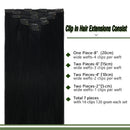 GOO GOO Clip in Hair Extensions Real Human Hair Extensions 16 Inch 120g 7pcs Jet Black Remy Human Hair Extensions Clip in Thick Natural Hair Extensions for Women GOO GOO Store