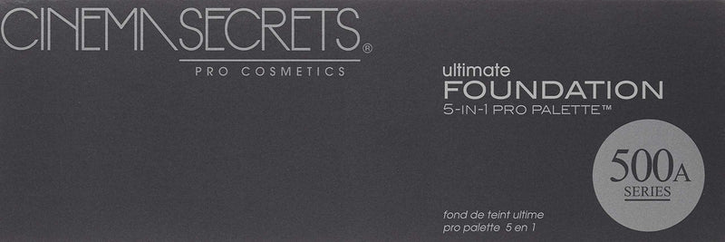 CINEMA SECRETS Pro Cosmetics Ultimate Foundation 5-In-1 Pro Palette, 500A Series CINEMA SECRETS