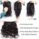 Brazilian Body Wave Human Hair Bundles 3 Bundles Body Wave Human Hair 100% Unprocessed Human Hair Weave 18 20 22 inch Body Wave Extension Bundles Natural Black Body Wave 3 Bundles for Black Women Seekomi