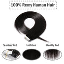 24 Inch Remy Tape in Human Hair Extensions 40pcs 100g