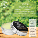Sandalwood Beard Balm - Styles, Strengthens & Softens Beards and Mustaches - 100% Natural Beard Conditioner with Organic Shea Butter, Tea Tree, Argan & Jojoba Oils by Striking Viking Striking Viking