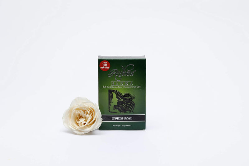 Reshma Beauty 30 Minute Henna Hair Color Infused with Goodness of Herbs (Natural Black, Pack Of 1) Reshma Beauty