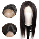 BLY 13x4 Lace Front Wigs Human Hair 150% Density Straight Virgin Hair 18 Inch Swiss Lace Wigs 10A Virgin Human Hair With Baby Hair Pre Plucked Natural Black Color BLY Store