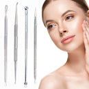 Blackhead, Whitehead, Pimple, Zit Remover Kit, Comedone Extractor Tool Treatment Skin Blemish and Acne Scar Removal 4-piece Alayna (TM)