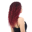 FreeTress Crochet Braids Boho Hippie Braid 12" (3-PACK, CARAMELT) MilkyWay