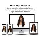 ENTRANCED STYLES Dark Brown Wig with Bangs, Long Wavy Wigs for Women Blonde Highlights Wig Natural Looking Heat Resistant Synthetic Wigs Daily Party Use ENTRANCED STYLES