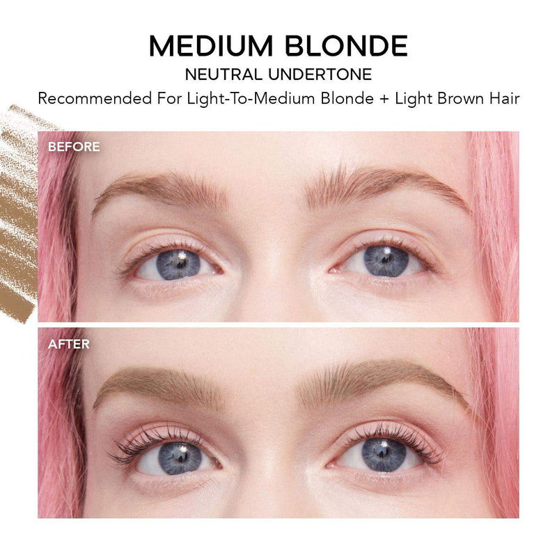 HAUS LABORATORIES by Lady Gaga: THE EDGE MICRO-TIP PRECISION BROW PENCIL, Medium Blonde Haus Laboratories