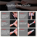 Acrylic Nail Tips - Beetles Gel Polish Fake Nails Half Cover Natural French Artificial False Nails with Case for Acrylic Nail/Dip Powder Nails/Poly Nail Extension Gel Nail Art DIY Home beetles Gel Polish