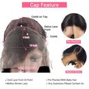 UNice Hair Body Wave Lace Front Human Hair Wigs, Unprocessed Brazilian Virgin Human Hair 13X4 Lace Frontal Wig Pre Plucked with Baby Hair 150% Density (26 inch) UNICE Store