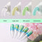 Makartt Poly Nail Gel Kit Gel Nail Kit Green Nail Extension Kit Hard Gel for Nails with Slip Solution Beauty Gift Sets Gel Nail Builder St. Patrick's Day Clear White Jelly Green Colors All-in-one Set Makartt