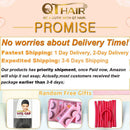 QTHAIR 12A Grade Brazilian Straight Human Hair(8" 10" 10",300g,Natural Black) 100% Unprocessed Brazilian Virgin Hair for Black Women QTHAIR
