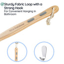 Slick- Shower Brush, Double Sided Brush, Back Scrubber, Bath Brush, Back Brush, Back Brush Long Handle for Shower, Shower Brushes for Your Back, Bath Brush Long Handle for Shower, Shower Back Scrubber Slick Solutions