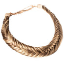 Madison Braids Women's Arisa Fishtail Headband Hair Braid Natural Looking Synthetic Hair Piece Extension (Highlighted) MADISON BRAIDS