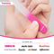 tweexy Genuine Czech Crystal Glass Nail File with Protective Case and Vinyl Sleeve, Manicure and Pedicure Tool, Nail Care Accessories (Pink) tweexy