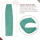 Ugeat Tape in Hair Extensions Real Human Hair 18 inch Tape in Remy Human Hair Extensions