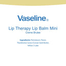 Vaseline Lip Therapy Lip Balm Mini Creme Brulee 0.25 oz Vaseline