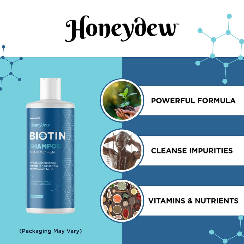 Volumizing Biotin Shampoo for Thinning Hair - Thin Hair Shampoo with Biotin Keratin and Essential Oils for Hair Care - Potent Biotin Hair Shampoo Sulfate Free Dry Scalp Treatment and Hair Moisturizer Maple Holistics