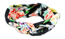 Headbands of Hope Infinity Head Turban For Women - Fashionable Hair Accessories Great for Yoga and Casual Wear - Adjustable Elastic Knot to Fit Girls and Babies (Black) Headbands of Hope