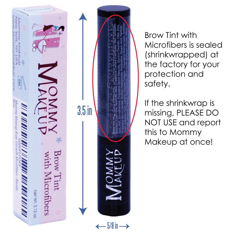 Mommy Makeup Brow Tint with Microfibers. Eyebrow Makeup - Long Lasting Eyebrow Gel. Clump-Free, Paraben-free, Talc-free, Made in USA. PETA Certified No Animal Testing - Fawn Mommy Makeup