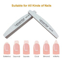 Nail Files and Buffer, Professional Manicure Tools Kit 150 150 Grit Double Sided Washable 10 Nail File Set Fanzbike