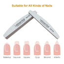 Nail Files and Buffer, Professional Manicure Tools Kit 150 150 Grit Double Sided Washable 10 Nail File Set Fanzbike