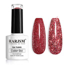 Glitter Gel Nail Polish, Gold Diamond Gelpolish Spark Shiny Nail Art Soak Off U V L E D Lacquer Gel Nail Starter Manicure Salon DIY at Home RAR82 Infinity Warehouse
