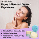 Lagunamoon Shower Steamers Aromatherapy Set of 12 for Relaxation, Shower Bomb with Essential Oils for Home Spa, Perfect Self Care Gifts for Women, Relaxation Gifts for Moms Lagunamoon