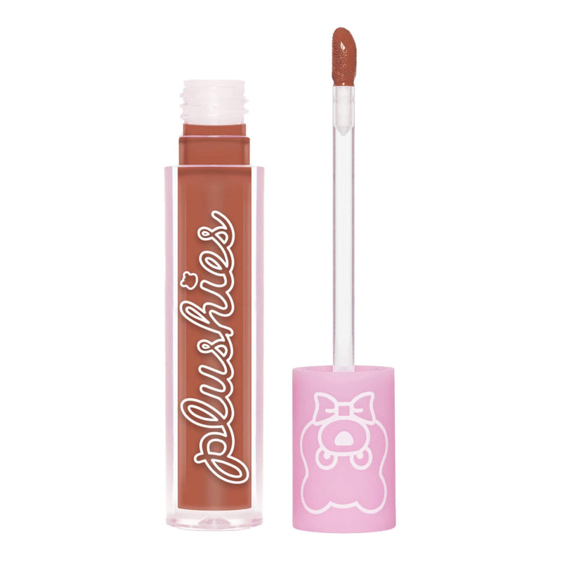 Lime Crime Plushies Soft Matte Lipstick, Butterscotch - Sheer Golden Brown - Blackberry Candy Scent - Long Lasting, Nude Lips - Soft Focus, Non-Opaque Lip Veil - 0.11 fl oz Lime Crime