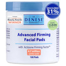 Dr. Denese SkinScience Advanced Firming Facial Pads 100 Count – Professional Exfoliator with Glycolic Acid, Peptides and Aloe for Smooth Radiant Skin, Refined Pores – Dermatologist Tested Cruelty Free Infinity Warehouse