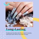 Beetles Gel Nail Polish Set, Hotel California Collection Light Blue Orange Dusty Pink Color Perfect for Autumn and Winter Nail Art Manicure Kit Soak Off LED Gel, 7.3ml Each Bottle beetles Gel Polish